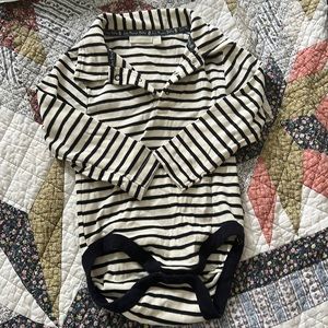 Long Sleeve Polo Style Onsie | Sz 18-24 months